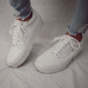 All White Vans